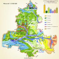 Карта растительности Ростовской области